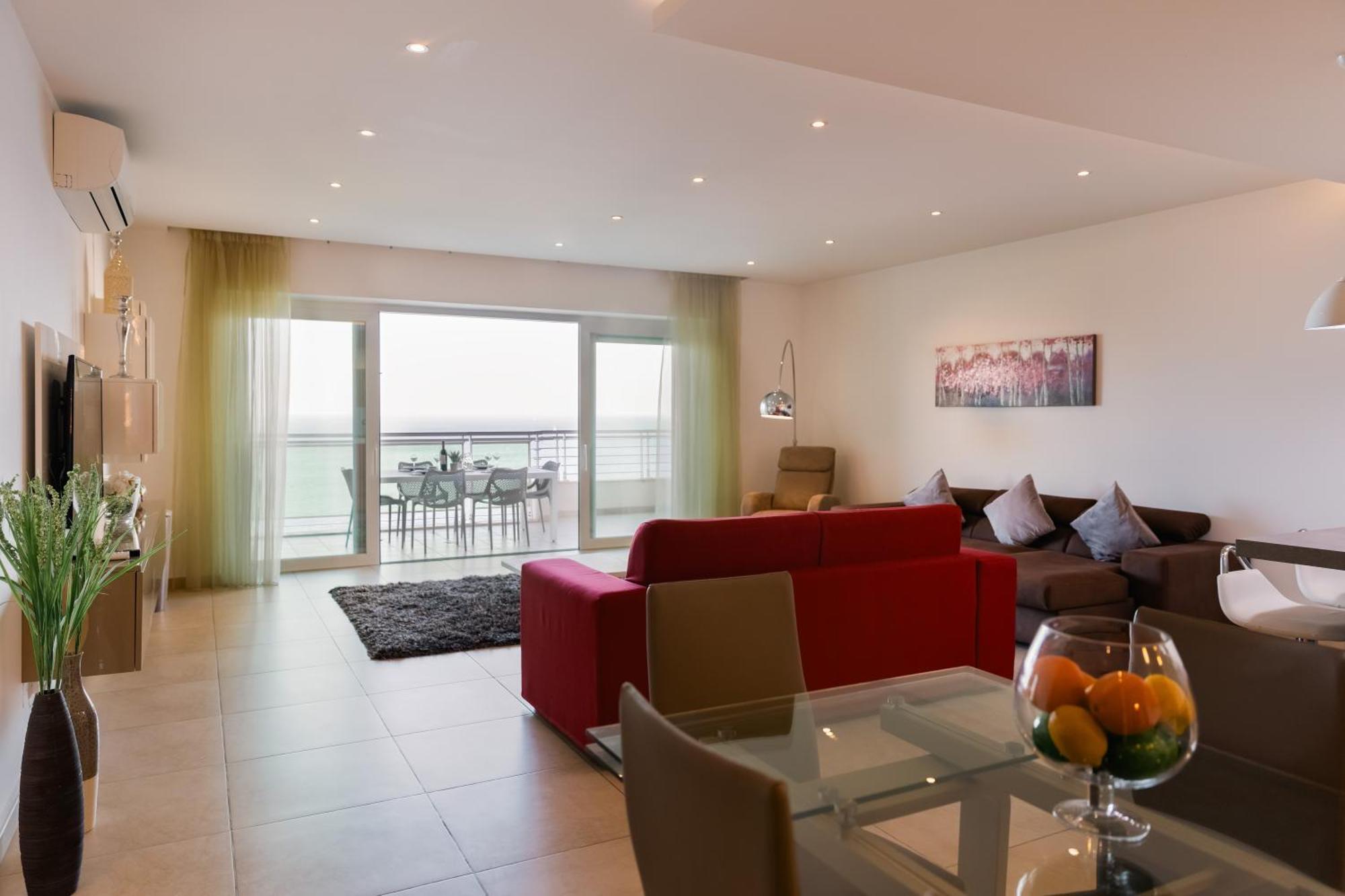 Luxury Seafront 3Br With Pool By Arcobnb Sliema Exterior foto